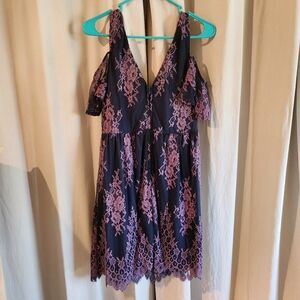 Venus Floral Off Shoulder Dress. SIZE MED (8) NWOT. NEVER Worn!